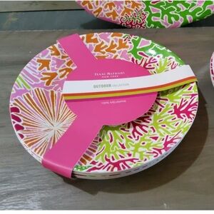 Isaac Mizrahi Outdoor Melamine Plates- set of 4